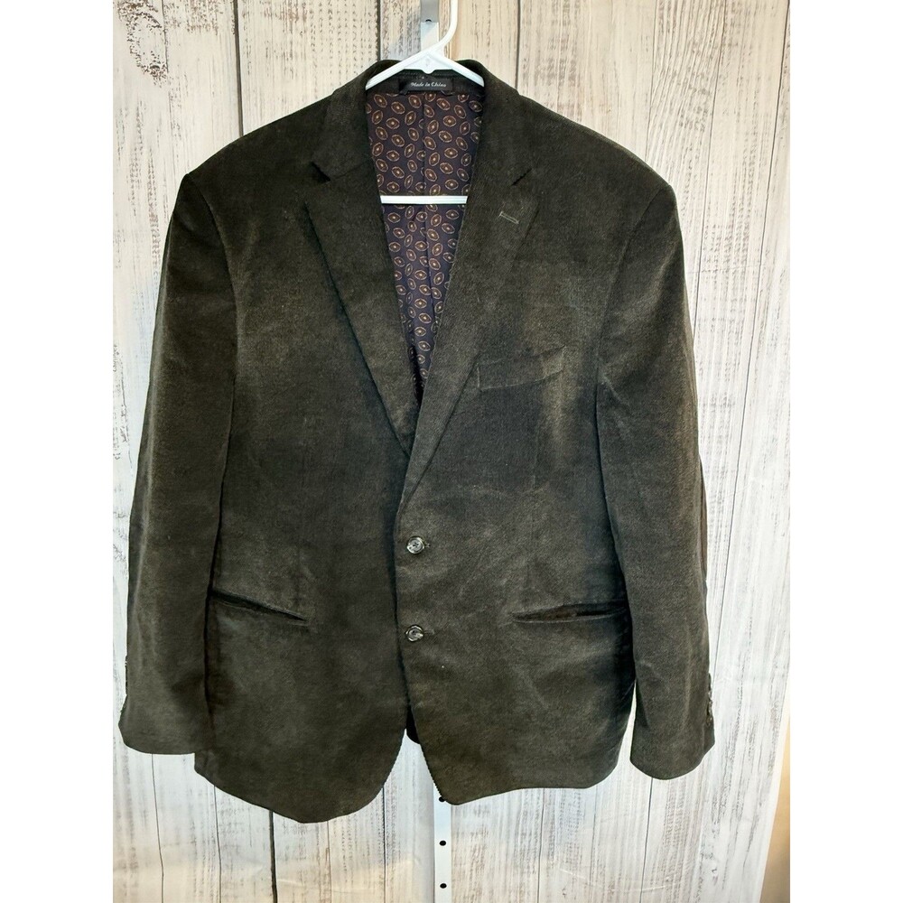 Chaps Men’s Blazer 44R Brown Corduroy Elbow Patch Sport Coat Blazer